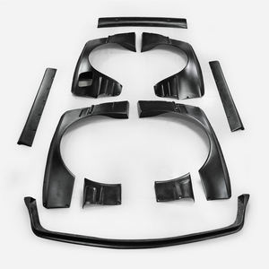 Fibra de vidrio estilo RB labio delantero guardabarros delantero falda lateral guardabarros trasero alerón trasero para BMW E30 Coupe solamente - Product Image 1