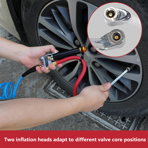 Accesorio para Inflar Neumáticos, Válvula de Aire Industrial con Manómetro de Precisión para Servicio de Neumáticos de Camiones y Motocicletas - Product Image 6