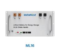 Batterie au lithium VoltaNest 51,2 V 200 Ah 10,24 kWh pour stockage d'énergie solaire domestique empilable