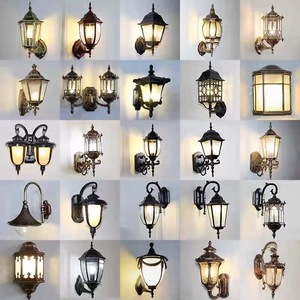 Outdoor Wall Lamp Led Waterproof 110-240V Tempered Glass Cylinder For Porch Patio Stairway <b>Corridor</b> <b>Lighting</b> - Product Image 2