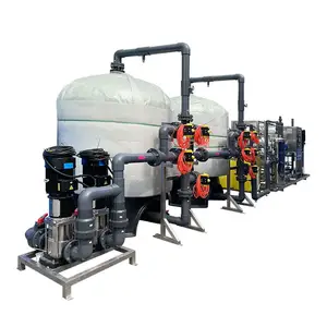 Ro Membrane unité de dessalement d'eau de mer équipement système d'osmose inverse conteneur usine de dessalement d'eau de mer