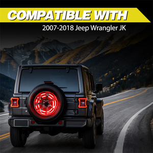 <span class=keywords><strong>ไฟ</strong></span>เบรก<span class=keywords><strong>หลัง</strong></span>ยางอะไหล่สีแดงสำหรับ JEEP JK 2007-2018 - Product Image 3