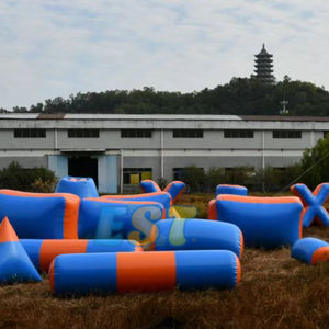 आउटडोर इंटरैक्टिव इंफ्लेटेबल एयर इंफ्लेटेबल ब्लॉकर्स शूटिंग खेल inflatable पेंटबॉल बंकर - Product Image 4