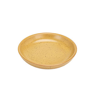 Plat à sauce soja en céramique rond en grès, design minimaliste, passe au lave-vaisselle, assiette à dessert pour fête - Product Image 5