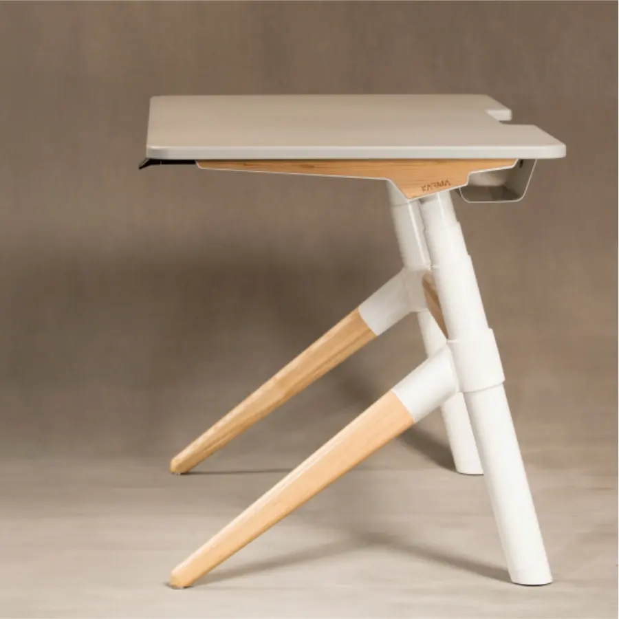 JIECANG Modern 1200N Environmentally Angled Leg Versatile Standing Desk Electric Solid Wood