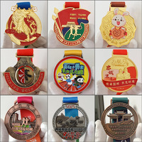 Medallas de Metal Personalizadas para Deportes, Premio de Competición de Ciclismo, Grabado Láser Personalizado, Cordón Duradero, Trofeo de Maratón de Ciclismo