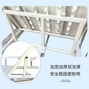 Snow Manual Nursing Bed TX-CK02 ABS Stamped <b>Plate</b> Double Support Home Hospital Use - Product Image 1