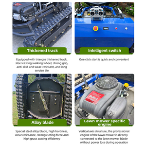 High Efficiency Mowing <b>Gasoline</b> Lawn Mower Wear Resistant Material Low Maintenance Petrol for Small Yard JL608-90A 900mm Cutting - Product Image 3
