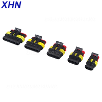 Conectores Impermeables para Automóviles de la Serie 1.5 de 12A, Enchufes Macho y Hembra IP65, 2/3/4/5/6 Pines, 700-021-1.5