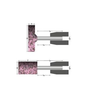 ABRA BETA - AB000940012 Roues à tige cylindrique pour fonte (multi-pack) - EAN 8020935801154 ABRASIVES - Product Image 1