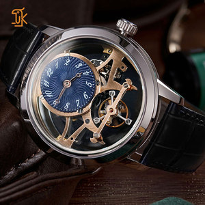 Servicios de Fabricación de Relojes de Pulsera de Lujo con Diseño Esqueletizado, Mecánicos, Automáticos, de Cuero, Personalizados OEM - Product Image 2