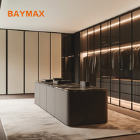 Dressing de luxe Systèmes de placard Vêtements Garde-robe avec lumières LED