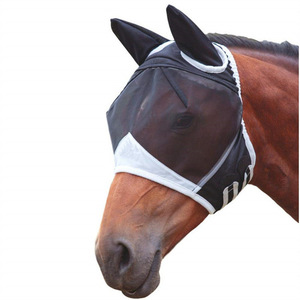 Horse Face Mask Mesh Breathable Fly Repellent Equestrian Supplies Shenzhen Factory Stock Immediate Shipping - Product Image 5