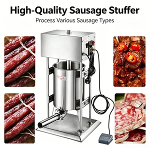 Fußpedal 20L Automatische Wurstfüllmaschine Auslaufsichere Wurstherstellungsmaschine für Bratwurst & <span class=keywords><strong>Salami</strong></span>-Verarbeitung - Product Image 4
