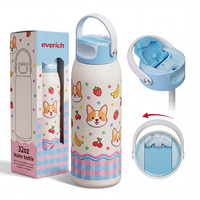 Bouteilles d'eau en acier inoxydable, bouteille d'eau en acier inoxydable personnalisée, bouteille d'eau en acier inoxydable isolée