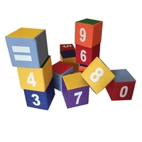 Jeu d'imagination doux jeu numéro bloc enfants Puzzle Cube ensembles de blocs de construction