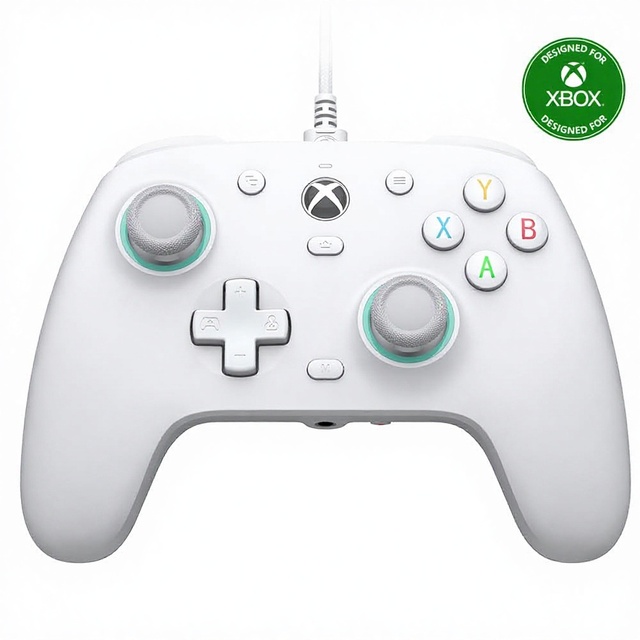For G7 SE Wired for Series X/S for One Windows 10/11 Plug Play Gamepad Hall Effect Joysticks Hall Trigger 35mm Audio Jack