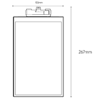 COMPAX Pantalla LCD ESL de Doble Pantalla de 10.1 Pulgadas, Pantalla a Todo Color de 300cd/ Alta Luminosidad, Etiqueta Digital para Tiendas Minoristas, Actualización de Información en Tiendas