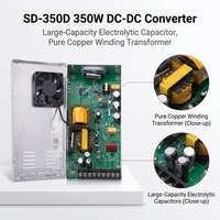 Convertisseur DC-DC isolé à monter sur carte 350W, entrée 72-144V vers 12V 24V, équivalent SD-350D pour stockage d'énergie solaire et pilote LED