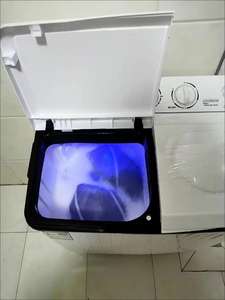 Laveuse et sécheuse à double baril semi-automatique domestique 7kg/7.5kg avec petits seaux en plastique - Product Image 5