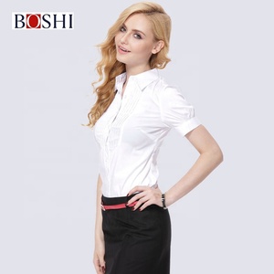 Camicie Eleganti all'Ingrosso, Abbigliamento Estivo da <span class=keywords><strong>Donna</strong></span> per Ufficio, Camicette Bianche - Product Image 2