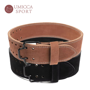 <span class=keywords><strong>Ceinture</strong></span> à levier en cuir de 10mm pour débutants <span class=keywords><strong>Guide</strong></span> de dimensionnement facile pour les débutants en salle de sport - Product Image 1