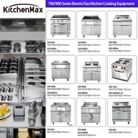 Peralatan Dapur Komersial Lengkap KitchenMax untuk Restoran, Hotel, Buffet, KFC, Katering Makanan Cepat Saji dengan Kompor Gas dan Oven