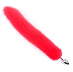 Juguete Anal Erótico de Cola de Zorro con Plumas Metálicas, Juguetes Sexuales para <span class=keywords><strong>Mujeres</strong></span> y Hombres, Tapón Anal Sexy, Accesorios para Adultos - Product Image 3