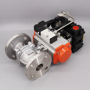 Vanne à bille pneumatique antidéflagrante en acier inoxydable 304 Q641F-16P avec triple mécanisme manuel, directement du fabricant - Product Image 5