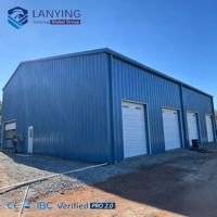 Edificios Metálicos Prefabricados de Bajo Costo, Estructura de Acero, Almacén con Paneles Sándwich Aislantes, Taller Rápido