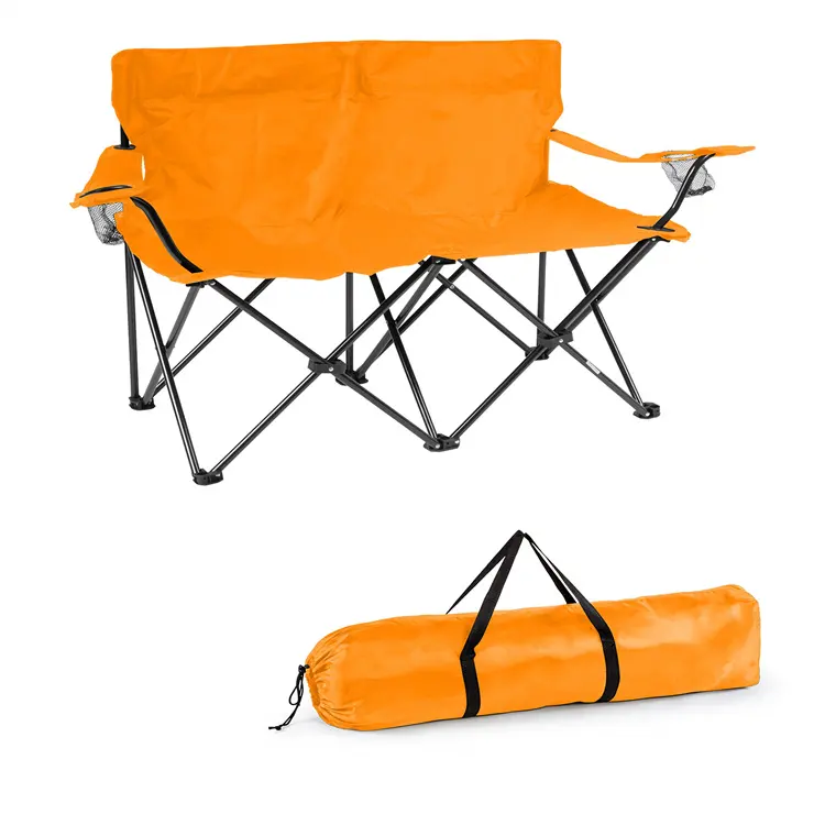 Großhandel im Freien tragbare Doppel-Liebes sitz Camping Klappstuhl für Camping