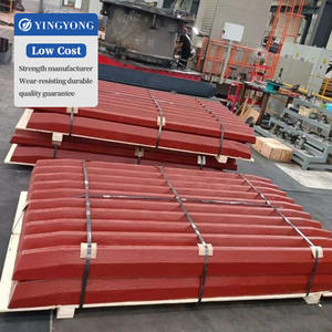 Высокая марганцевая стальная щековая дробилка зубчатая пластина с фиксированной и подвижной вкладышей для строительной промышленности, доступная для продажи - Product Image 3