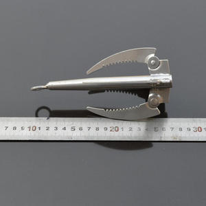 Couteau d'ancrage pliant à quatre griffes en métal pour la pêche en eau douce, accessoires de pêche - Product Image 4