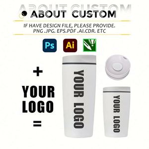 Offre Spéciale – Tasse à Café Personnalisée en Acier Inoxydable, Tasse à Glace, Tasse Thermos avec Couvercle et Paille, Impression Personnalisée avec LOGO - Product Image 2