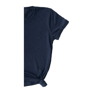 T-shirt personnalisé pour femme, style streetwear, col rond, manches courtes, en coton biologique polaire respirant et écologique, couleur gris uni - Product Image 5