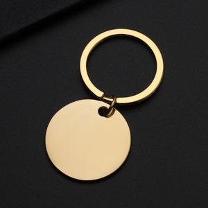 พวงกุญแจสแตนเลสทรงกลมว่างแฟชั่นใหม่ให้บริการตามสั่ง - Product Image 3