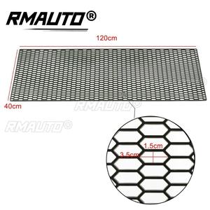 Grille de ventilation universelle pour voiture 120x40cm, en plastique ABS, avec maille hexagonale alvéolée pour tuning et aileron de pare-chocs - Product Image 2