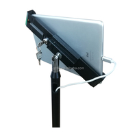 Support de sécurité universel pour tablette avec support de verrouillage en métal, hauteur ajustée pour 7/8/9/10.1/10.2/10.5/10.4/11/11.5/10.9