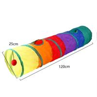 Túnel para Gatos Plegable Petop con Sonido de Papel Arrugado y Ventana de Mirilla, Túnel para Gatos para Ejercicio de Gatitos en Interiores