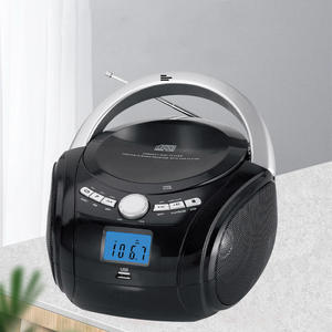 Portable Wireless Stereo CD Boombox CD/CD-R/CD-RW <b>MP3</b> USB Playback FM Radio BT Built-in <b>Speakers</b> LCD Display for Home Travel - Product Image 5