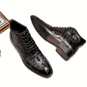 High-end Custom Genuine Leather Slip-on <b>Pointed</b> <b>Toe</b> Men's Shoes for Office Leisure Autumn Fashion Trends - Product Image 5