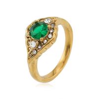 Cincin Emas 18K Baja Anti Karat dengan Batu Zirkon Penuh, Cincin Eternity CZ Mewah nan Anggun, Cincin Pernikahan Elegan untuk Wanita, Hadiah untuk Pengiring Pengantin