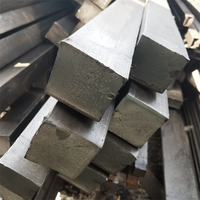 Barres carrées en acier au carbone laminé à chaud personnalisées 40x40, tailles de barres carrées creuses en acier, barres carrées plates en acier pour la vente en gros