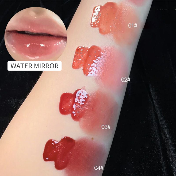 Pinkcocoアイスキャンデーミラーリップグレーズウォーターライトリップ