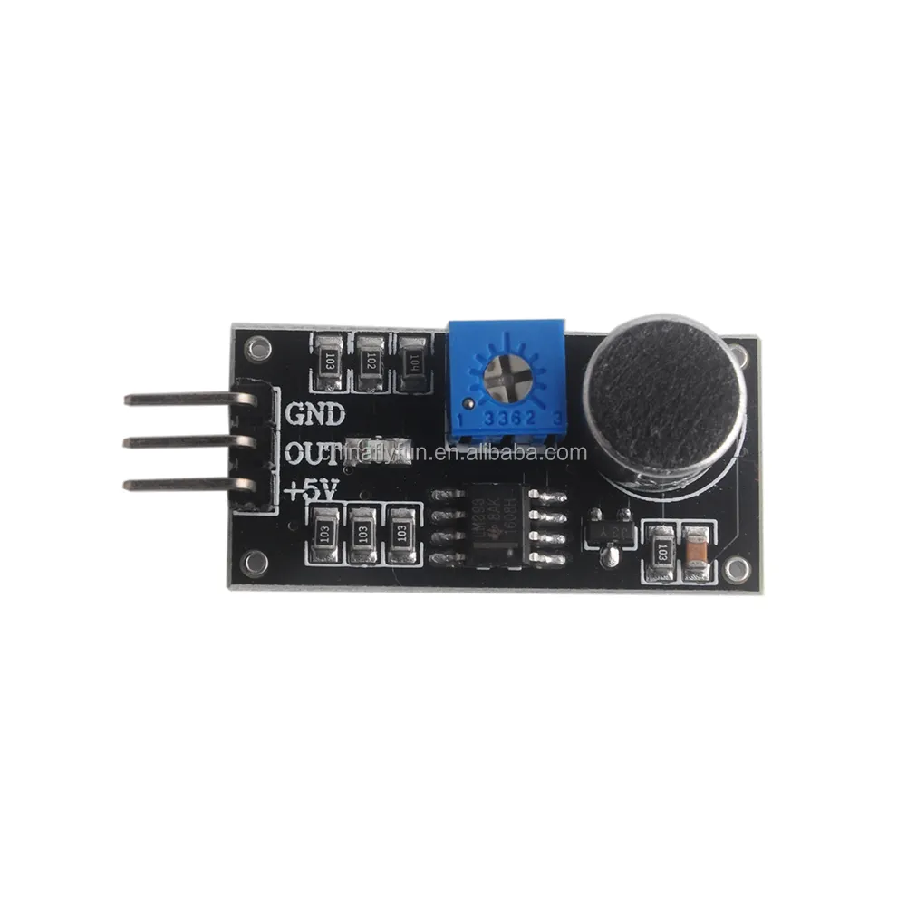 DIYmall LM393 Sound Sensor Module High Sensitivity Microphone Sound Detection Sensor with 3.3-5V Digital Onboard Potentiometer