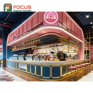 Exhibidor de Café Profesional de Múltiples Niveles, Estante de Exhibición de Tazas para Minoristas, Exhibidor de Productos con Respaldo de Listones de Madera - Product Image 2