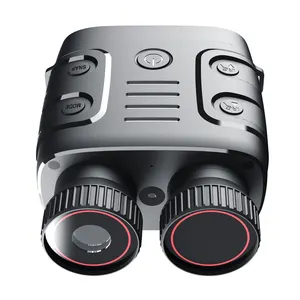 Lunettes de vision nocturne télescopiques numériques R18 Dispositif de jumelles 1080P HD 850nm Infrarouge 5X Zoom Portée Chasse Full Dark 300m
