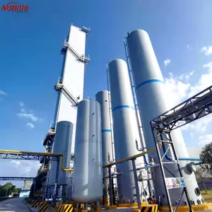 NUZHUO 99.9995% Usine de séparation d'air cryogénique de haute pureté Oxygène liquide Azote Argon Machine