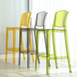 Usine En Gros Quantité Minimale De Commande <span class=keywords><strong>4</strong></span> Pièces Durable Clair En Plastique Tabouret de <span class=keywords><strong>Bar</strong></span> À Manger <span class=keywords><strong>Chaises</strong></span> Pour Le Mariage Parti Banquet Et Restaurant - Product Image 3