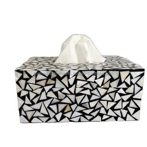 Boîte à mouchoirs de luxe de qualité export pour la décoration intérieure, design élégant, organiseur de table, disponible en grande quantité - Product Image 3